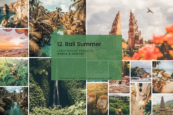 【LR预设】9款巴厘岛夏天热带旅游人文风光生活摄影调色Lightroom预设 12. Bali Summer – Lightroom Presets