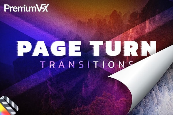 【FCPX插件】50种创意纸张翻页堆叠效果转场预设 PremiumVFX – Page Turn Transitions 汉化版