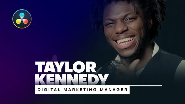 【达芬奇模板】12款简洁时尚字幕条文字标题图文动画 Lower Thirds for DaVinci Resolve