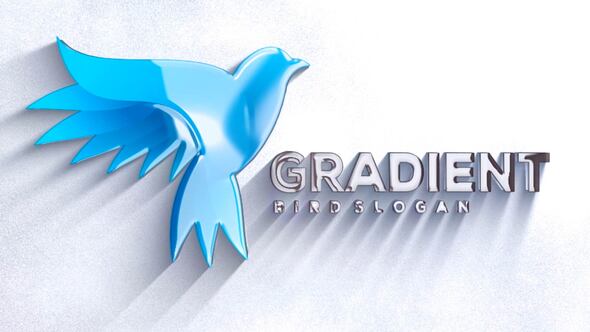 【AE模板】玻璃质地阴影扫光效果Logo标志片头动画 Logo Animation