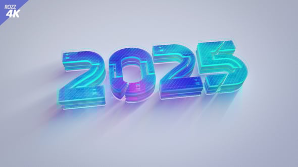 【AE模板】数字科技变换简洁LOGO文字片头动画 Digital Clean Logo Transform Reveal 2025