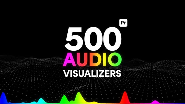 【AE/PR模板】500组创意音频可视化动态图形主题包装宣传动画 Audio Visualizers Pack