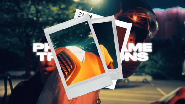 【PR模板】12种宝丽来照片边框图形视频转场过渡预设 Photo Frame Transitions