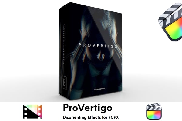 【FCPX插件】醉酒头痛视觉失真眩晕迷幻镜头震动效果 Pixel Film Studios – ProVertigo 汉化版