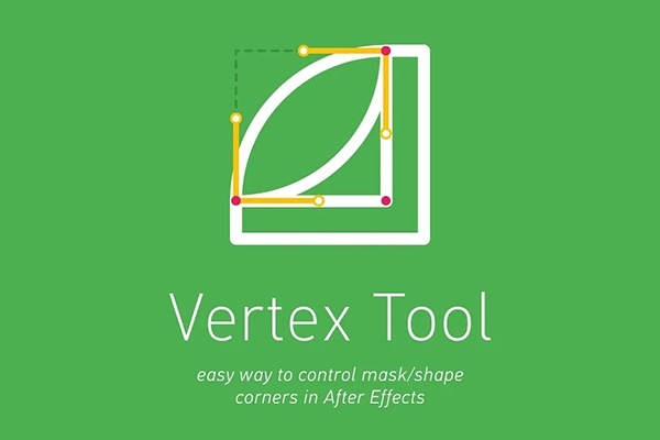 【AE脚本】形状图层路径遮罩边角顶点倒角动画预设 Vertex Tool v1.1.3 汉化版 +使用教程