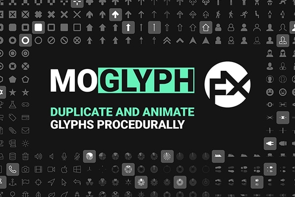 【AE脚本】字体图形克隆复制路径MG动画脚本 Moglyph FX v2.04 +使用教程