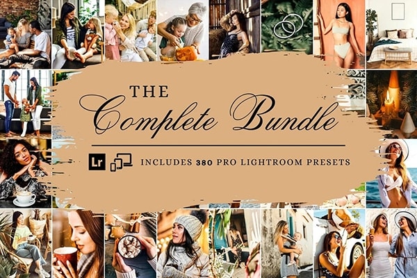 【LR预设】380款潮流时尚旅拍人像美食静物生活摄影调色Lightroom预设 380+ Lightroom Mobile Preset Bundle