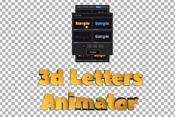【AE脚本】120种创意3D文字标题字幕动画预设 3D Letters Animator v1.0 +使用教程