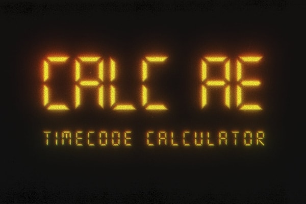 【AE脚本】快速时间码计算动画脚本工具 Calc AE v1.0 汉化版 +使用教程