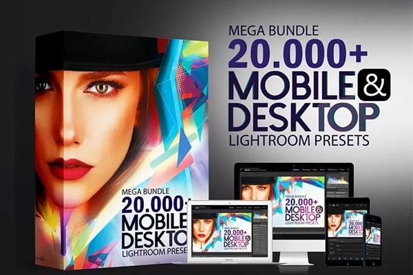 【LR预设】20000+专业摄影风格化后期调色Lightroom预设合集 MasterBundles – 20000+ Mega bundle Mobile & Desktop Lightroom Presets