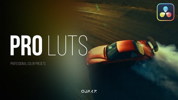 【调色预设】100款专业视频电影调色LUT预设 Pro LUTs for Davinci Resolve