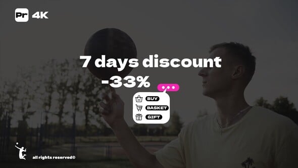 【PR模板】9种创意数字百分比数据信息变化文字标题场景动画 Titles With Numbers – mogrt