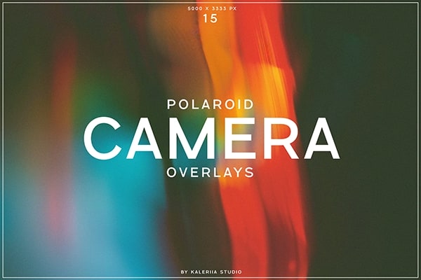 【图片素材】15款经典宝丽来相机镜头复古光效叠加图片素材 Polaroid Camera Overlays
