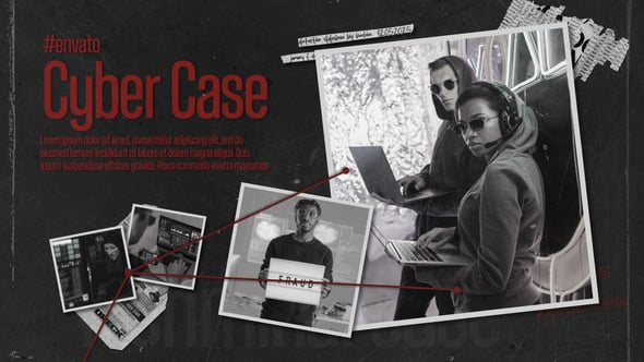 【PR模板】刑事犯罪题材影视主题片头介绍开场动画 Criminal Opener | MOGRT