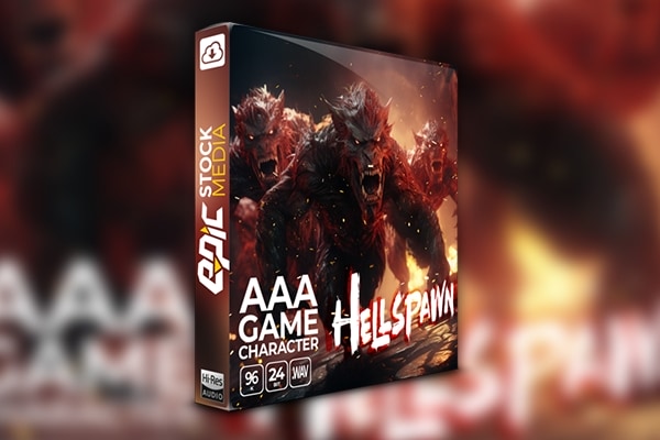 【配乐音效】376种科幻冒险电影游戏异形生物黑暗幽灵嘶吼咆哮狡诈角色拟声音效 Epic Stock Media – AAA Game Character Hellspawn
