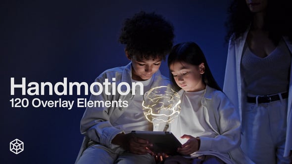 【AE模板】120个创意二维卡通手绘能量闪光爆炸元素特效动画 Handmotion – 120 Overlay Elements