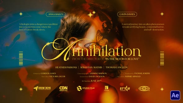 【AE模板】6款大气永恒经典电影片名封面海报标题动画 Forever Cinematic Title