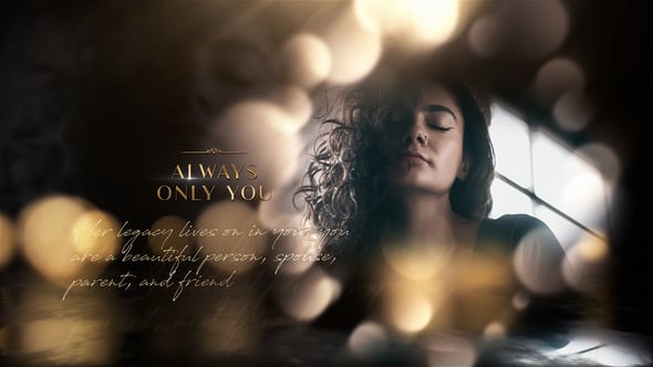 【AE模板】复古回忆柔和光影纪录片爱情故事幻灯片动画 Memorial Opener