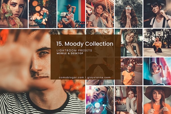 【LR预设】7款穆迪人像生活旅拍情绪摄影调色Lightroom预设 15. Moody Collection – LRMC1