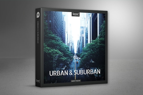 【配乐音效】140个城市郊区交通车辆自然环境嘈杂人声真实音效 Boom Library – Urban & Suburban