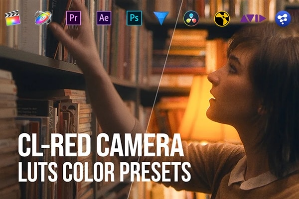【调色预设】20款RED 电影摄像机专业色彩校正调色LUT预设 Pixflow – CL-RED Camera LUTs