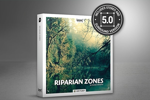 【配乐音效】264种湿地河流森林流水虫鸣鸟叫大自然环境立体环绕声无损音效 Boom Library – Riparian Zones