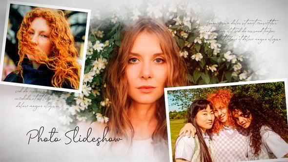 【AE模板】温馨回忆泼墨水彩艺术画照片相册幻灯片转场动画(含模板音乐) Watercolor Photo SlideShow