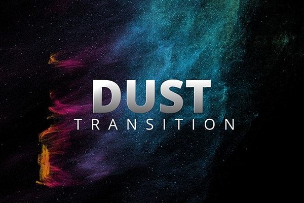 【AE插件】粒子粉尘消散溶解过渡转场特效插件 Dust Transition v1.1.2 Win/Mac版