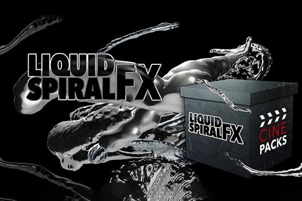 【4K视频素材】103个创意酸性金属液体螺旋环绕特效图形元素动画 Cinepacks – Liquid Spiral FX