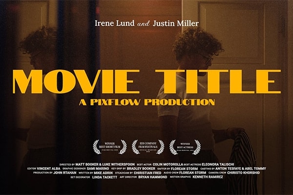 【AE&PR&PSD模板】50款震撼大气电影片名标题宣传海报图文排版设计模板 Pixflow – Movie Title Templates