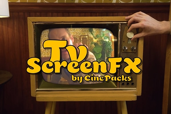 【4K视频素材】100个复古CRT电视机屏幕外框场景动画合成特效视频素材 Cinepacks – TV Screen FX