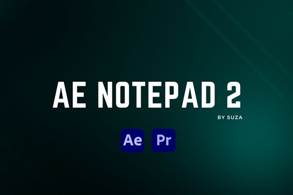 【AE/PR脚本】项目工程注释笔记生成工具 AE Notepad 2 v2.1.2 汉化版