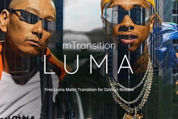 【达芬奇插件】亮度遮罩视频溶解渐变转场特效 motionVFX – mTransition LUMA 汉化版