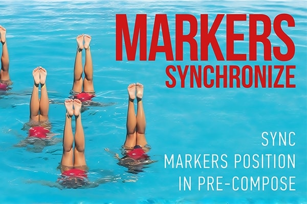 【AE脚本】AE合成标记自动同步工具 Markers Sync v1.2