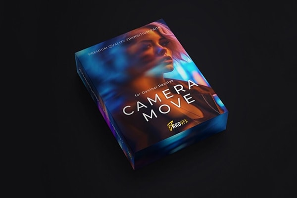 【达芬奇插件】16种摄像机摇晃移动旋转抖动转场效果预设 BroVFX – Camera Move 汉化版