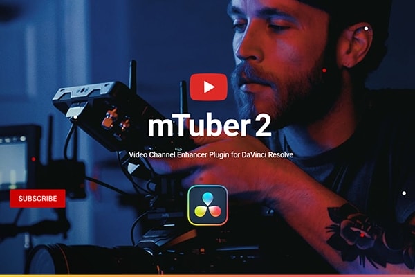 【达芬奇插件】61个网络视频社交媒体头像点赞订阅关注宣传标题图文包装动画 motionVFX – mTuber 2 汉化版