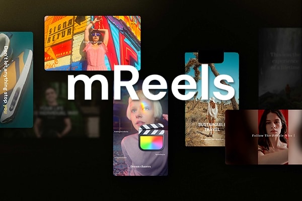 【FCPX插件】50款潮流时尚Vlog短视频创意分屏标题排版转场动画预设 motionVFX – mReels 汉化版