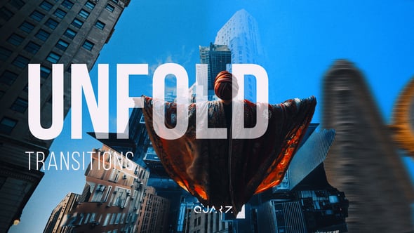 【AE/PR模板】创意卡点画面抠像组合拼接效果视频转场特效 Unfold Transitions