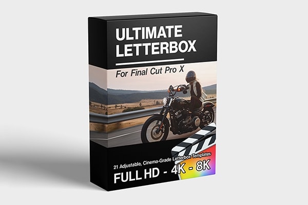【FCPX插件】21个经典院线电影宽画幅胶片边框遮罩信箱效果 FCPX Full Access – Ultimate Letterbox Pack 汉化版