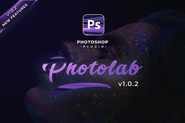 【PS插件】高级人像修饰面部美容表情特效卡通漫画调色滤镜PS插件 Photo Lab v1.0.2 Win/Mac汉化版