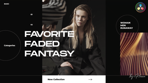 【达芬奇插件】时尚潮流社交新媒体Vlog品牌宣传图文排版幻灯片开场动画 Modern Slides 汉化版