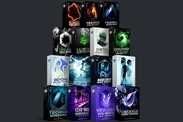 【配乐音效】15套7100个终极科技人声循环鼓点演绎旋律采样音色音效包 Ghosthack – Titan Techno Mega Bundle