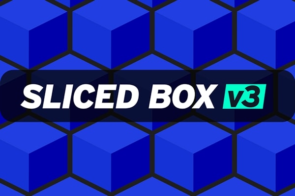 【AE脚本】动态3D方块盒子切片动画生成工具 Sliced Box 3 v3.37 汉化版 +使用教程