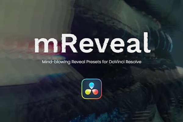 【达芬奇插件】101个创意时尚动态活力视频变形扭曲特效转场预设 motionVFX – mReveal 汉化版