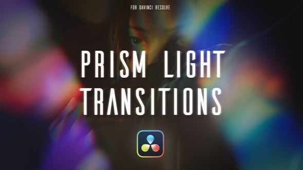 【达芬奇模板】30种梦幻棱镜镜头漏光效果转场预设 30 Prism Light Transitions