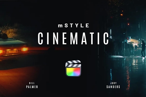 【FCPX插件】33个好莱坞电影镜头光影叠加转场文字标题排版动画预设 motionVFX – mStyle Cinematic 汉化版