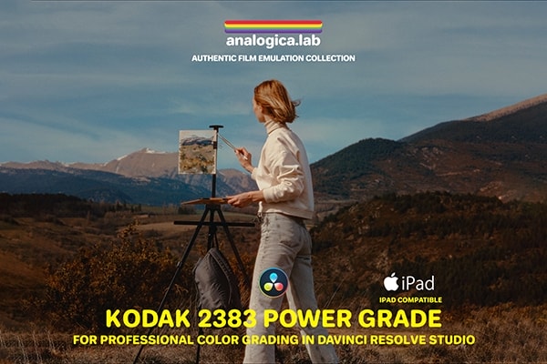 【达芬奇预设】KODAK 2383 复古柯达胶片电影色彩模拟达芬奇PowerGrade节点预设及LUT预设 Analogica Lab – KODAK 2383 PowerGrade