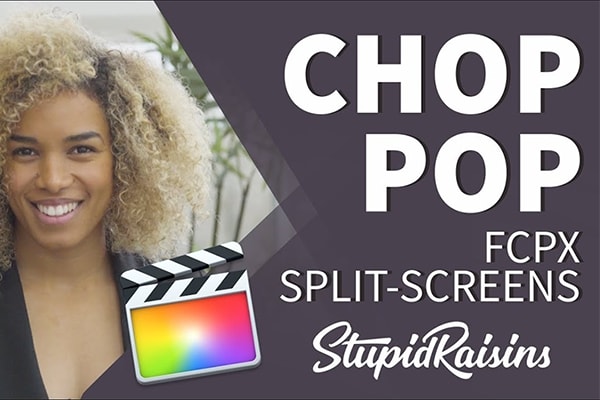 【FCPX插件】30个视频屏幕分割切片动态分屏照片墙动画预设 Stupid Raisins – Chop Pop 汉化版