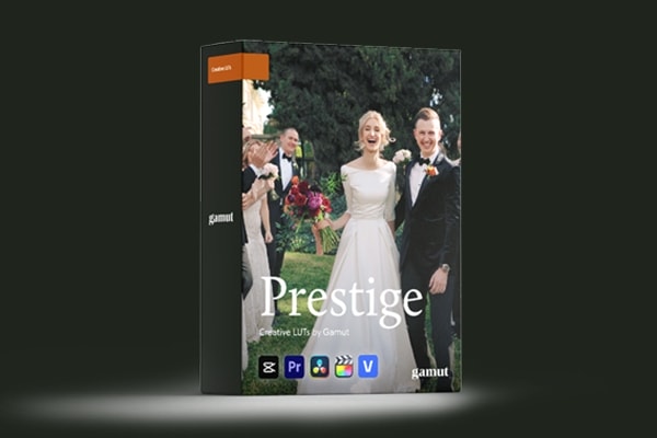 【调色预设】5款柔和明亮温暖怀旧电影婚礼人像摄影调色LUT预设 Gamut – Prestige