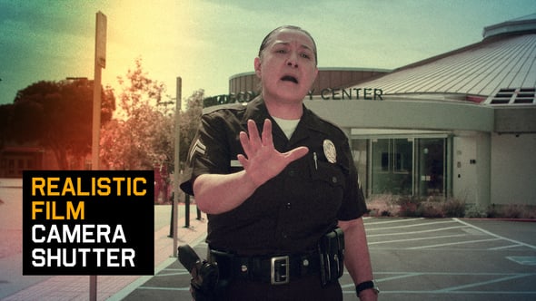 【AE/PR模板】逼真的电影胶片相机快门拍摄静帧定格效果 Realistic Film Camera Shutter